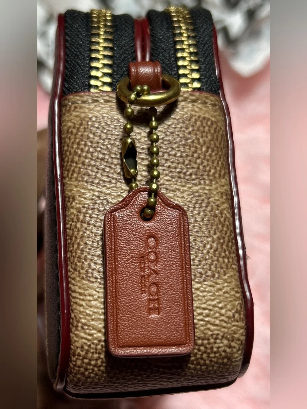 Coach Kira Crossbody Bag With Stardust NYC Skyline/Black Multi
